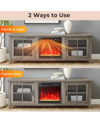 | Electric Fireplace Heater Insert | 18 Inch with Overheat Protection