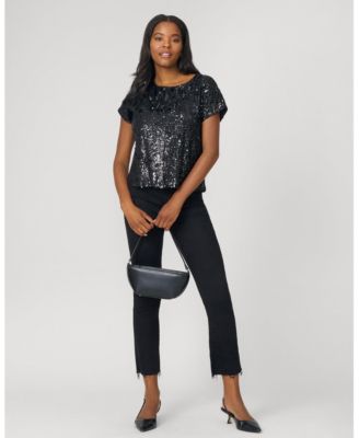 Women's Cluster Sequin Easy Tee