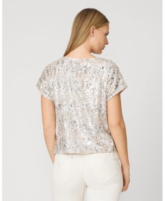 Women's Cluster Sequin Easy Tee