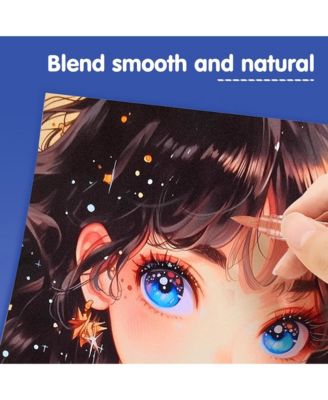 12 Colors Acrylic Paint Markers Set, Smooth Flow Acrylic Ink Pens, Brush Tip Art Markers for Painting, Drawing and Crafting