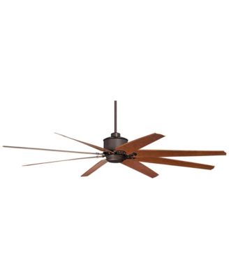 72" Predator Rustic Farmhouse Indoor Outdoor Ceiling Fan with Remote Control English Bronze Cherry Damp Rated for Patio Exterior Home