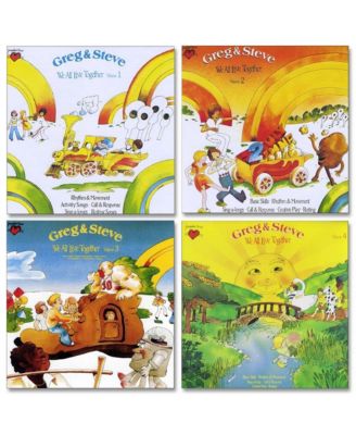 Greg & Steve: We All Live Together CDs - Set of 4
