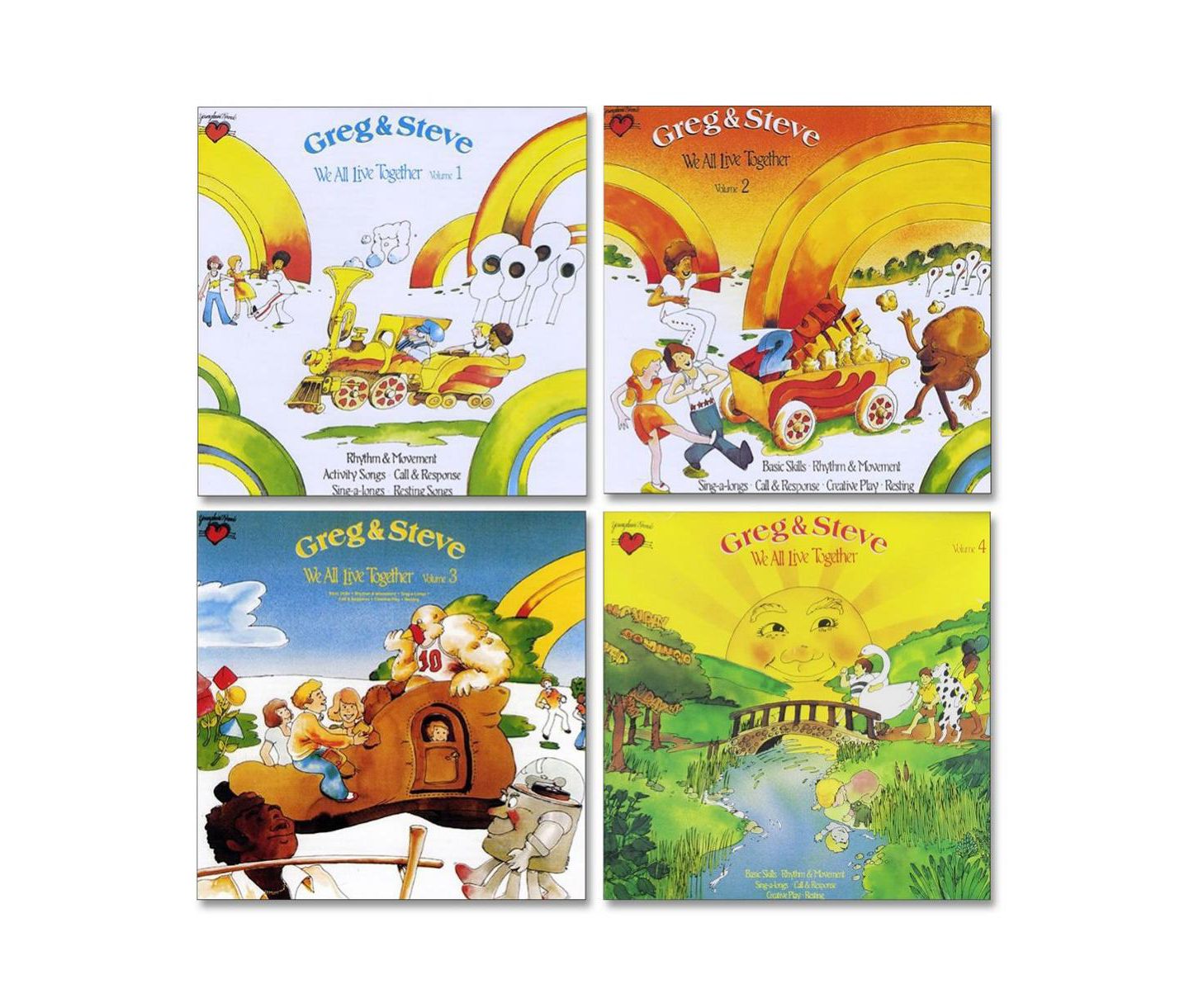 Детские игрушки Creative Teaching Press We All Live Together Early Childhood Curriculum 4-Piece CD Set, Ages 3+ — фото 4