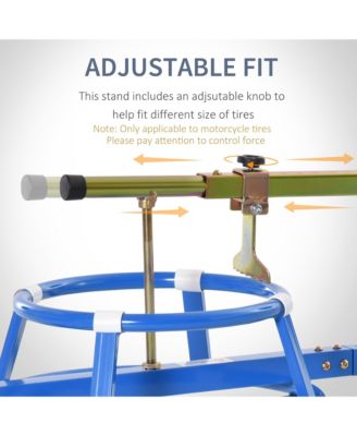 DURAND 16"-24" Motorcycle Tire Changing Sd with Strong Streel Frame,