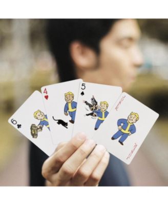 Fallout Vault Boy Playing Cards