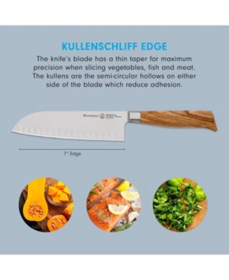 Oliva Elite Kullenschliff Santoku Knife / 7"