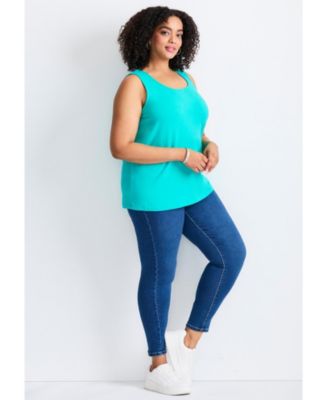 Women's Plus Size Basic Layering Tank