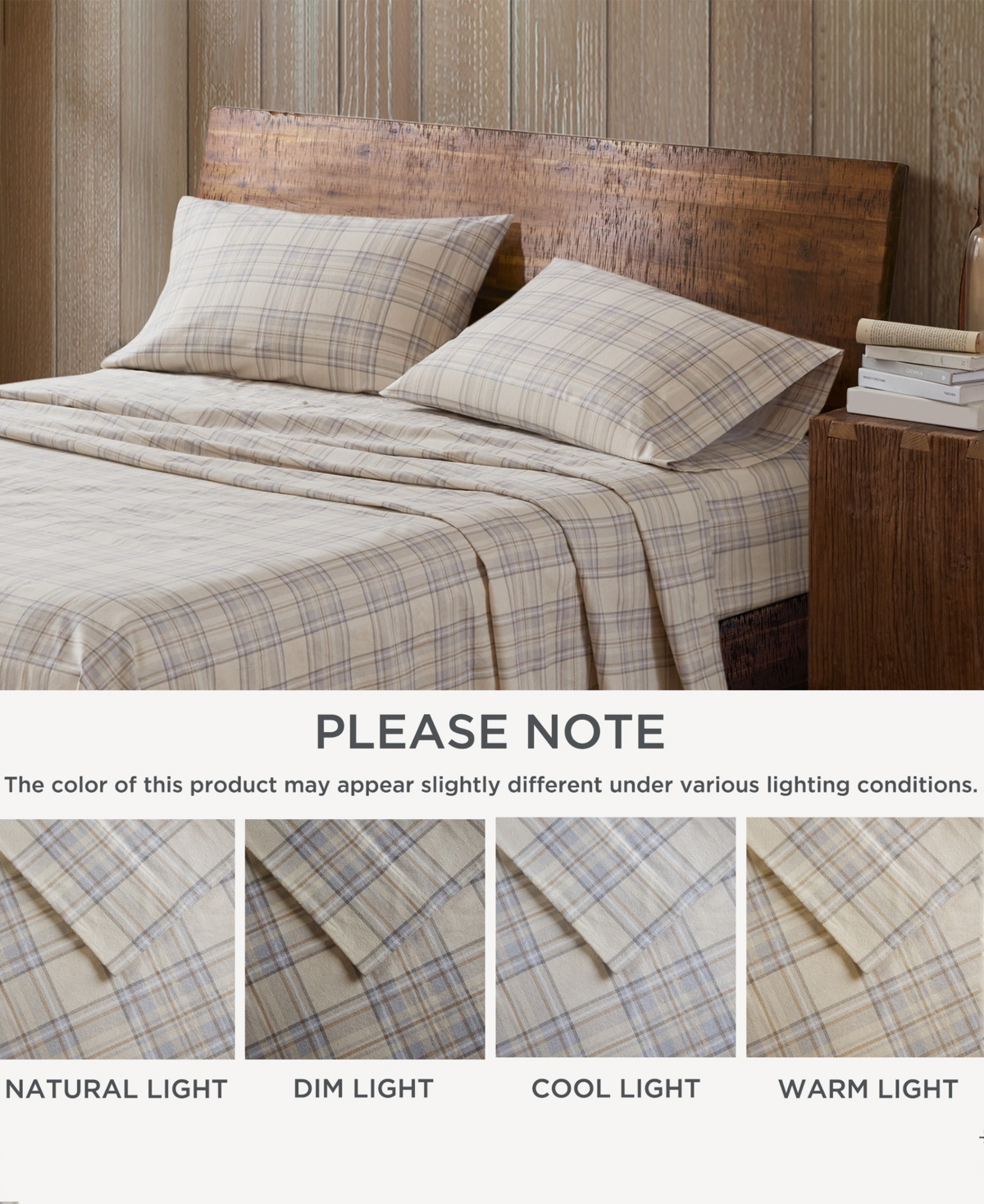 Woolrich Printed Flannel -Pc. Sheet Set