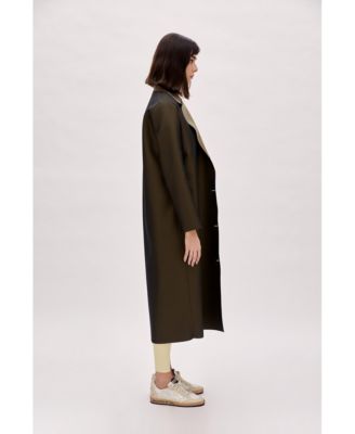 Women's Virgin Wool-Blend Coat