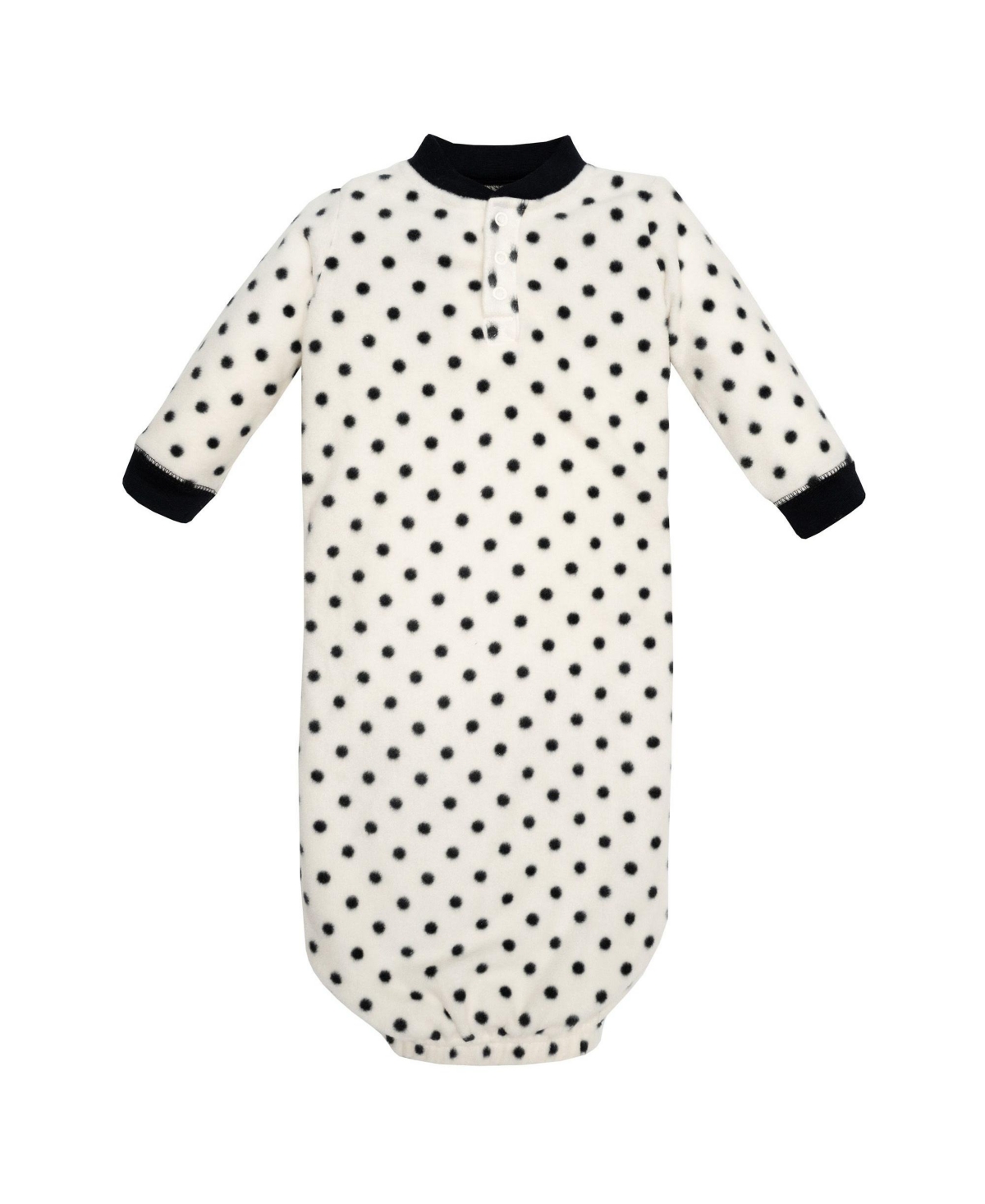 Hudson Baby Baby Girls Hudson Fleece Gowns, Burgundy Floral, 0-6 Months