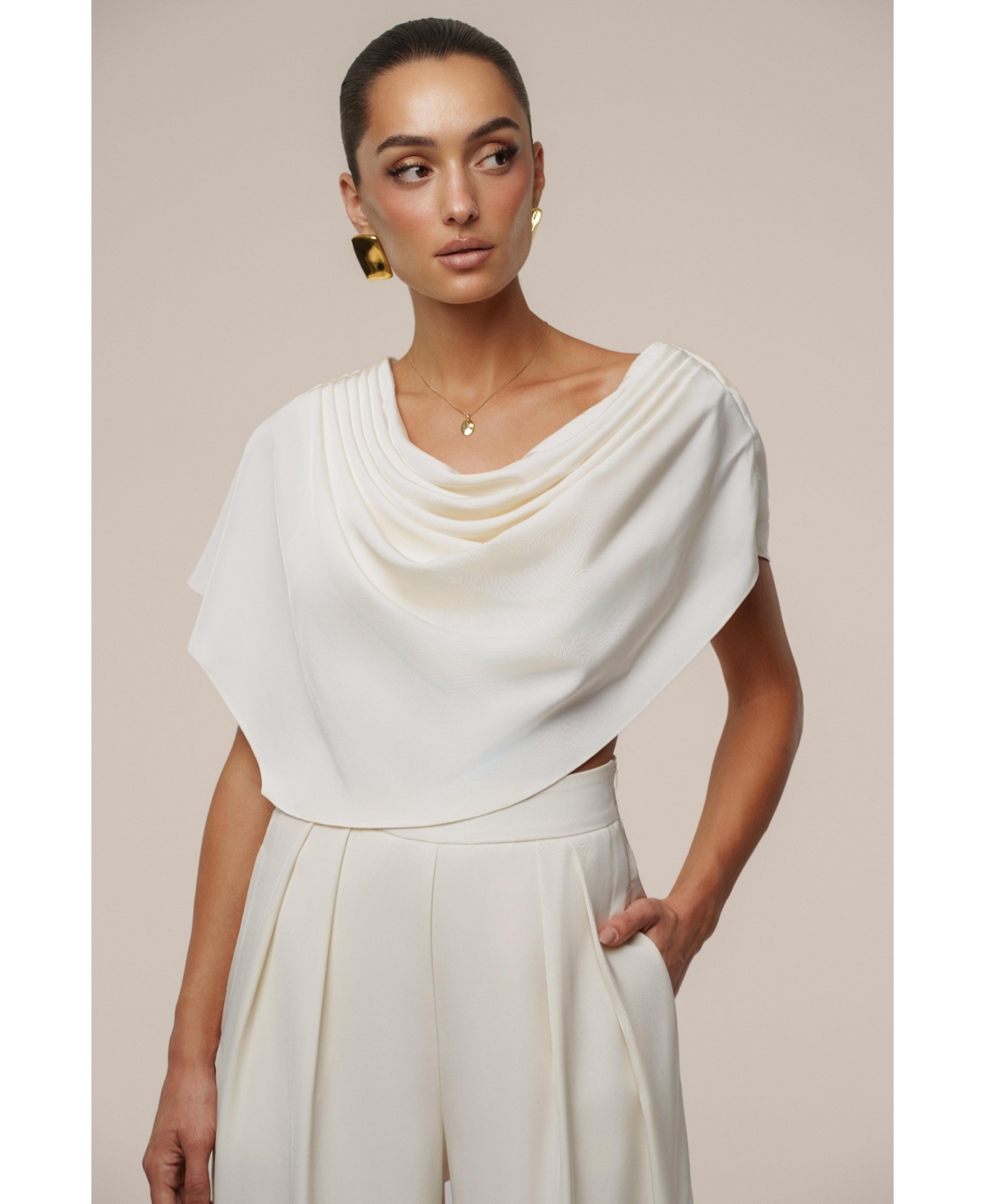 Jluxlabel Women's Gleam and Glow Satin Top