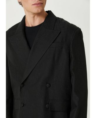 Women's Men's Cotton-Rayon Blend Blazer