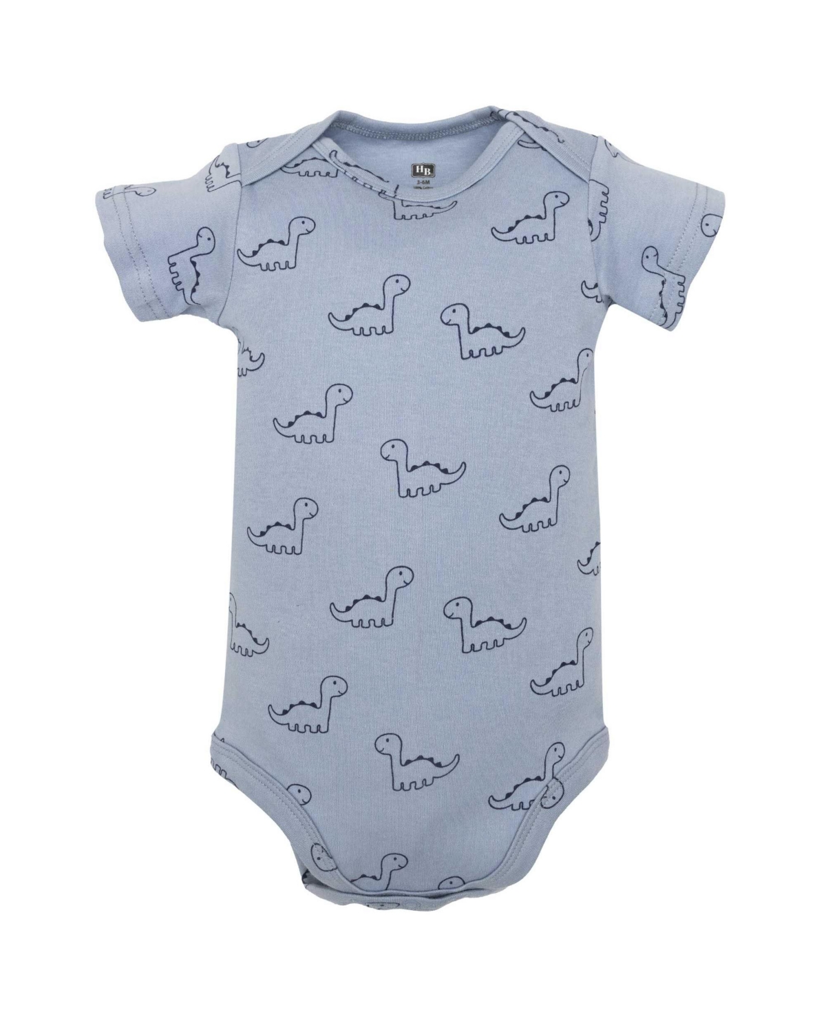 Hudson Baby Boys Cotton Layette Set, Cool Skateboard Dino, 9-12 Months