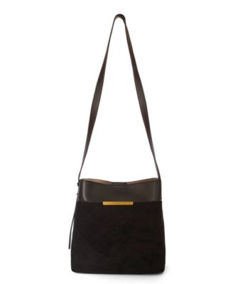 Midnight Quilted Suede Small Tote Bag