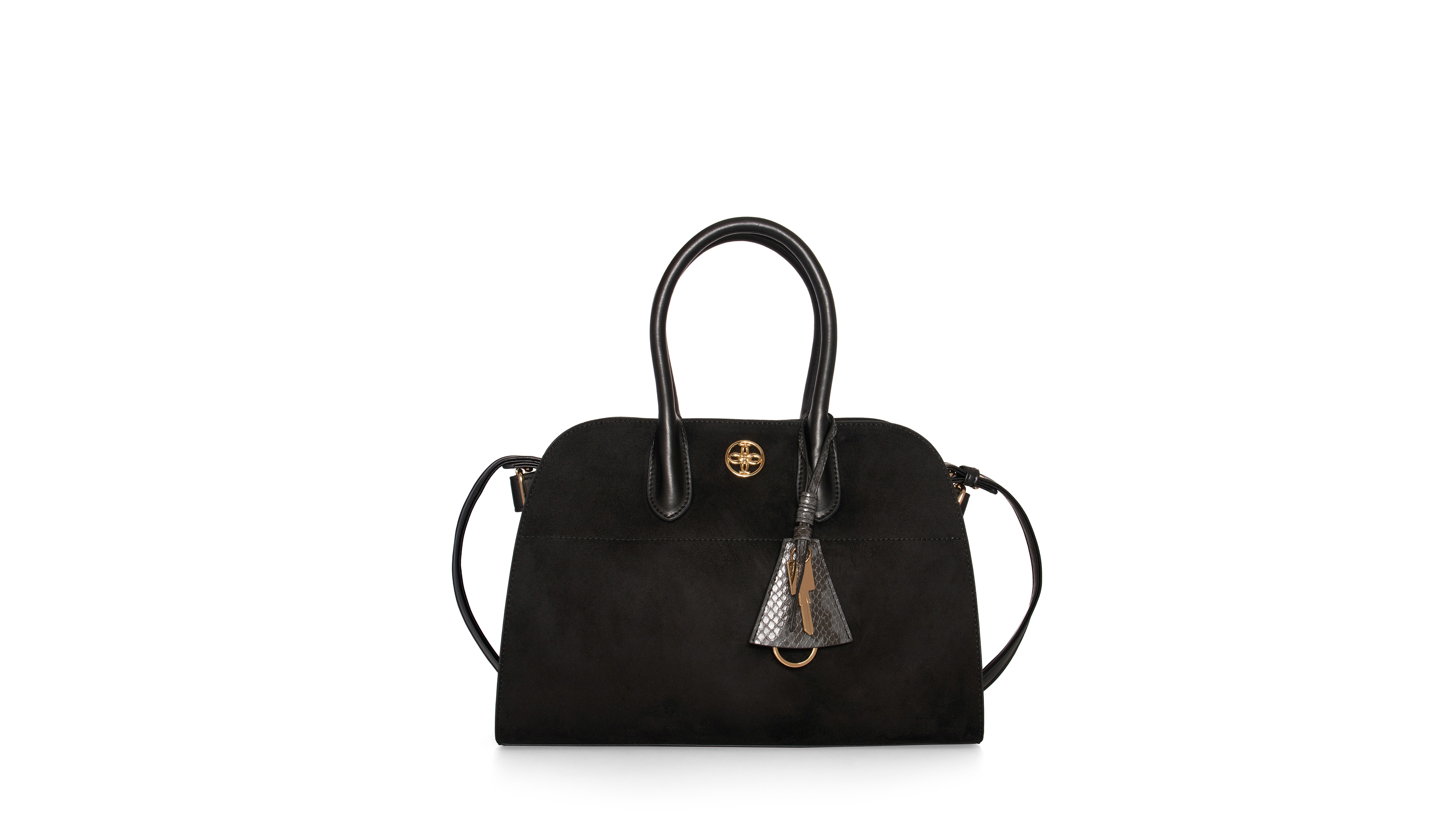 Like Dreams Aurora Top Handle Suede Tassel Medium Satchel Bag