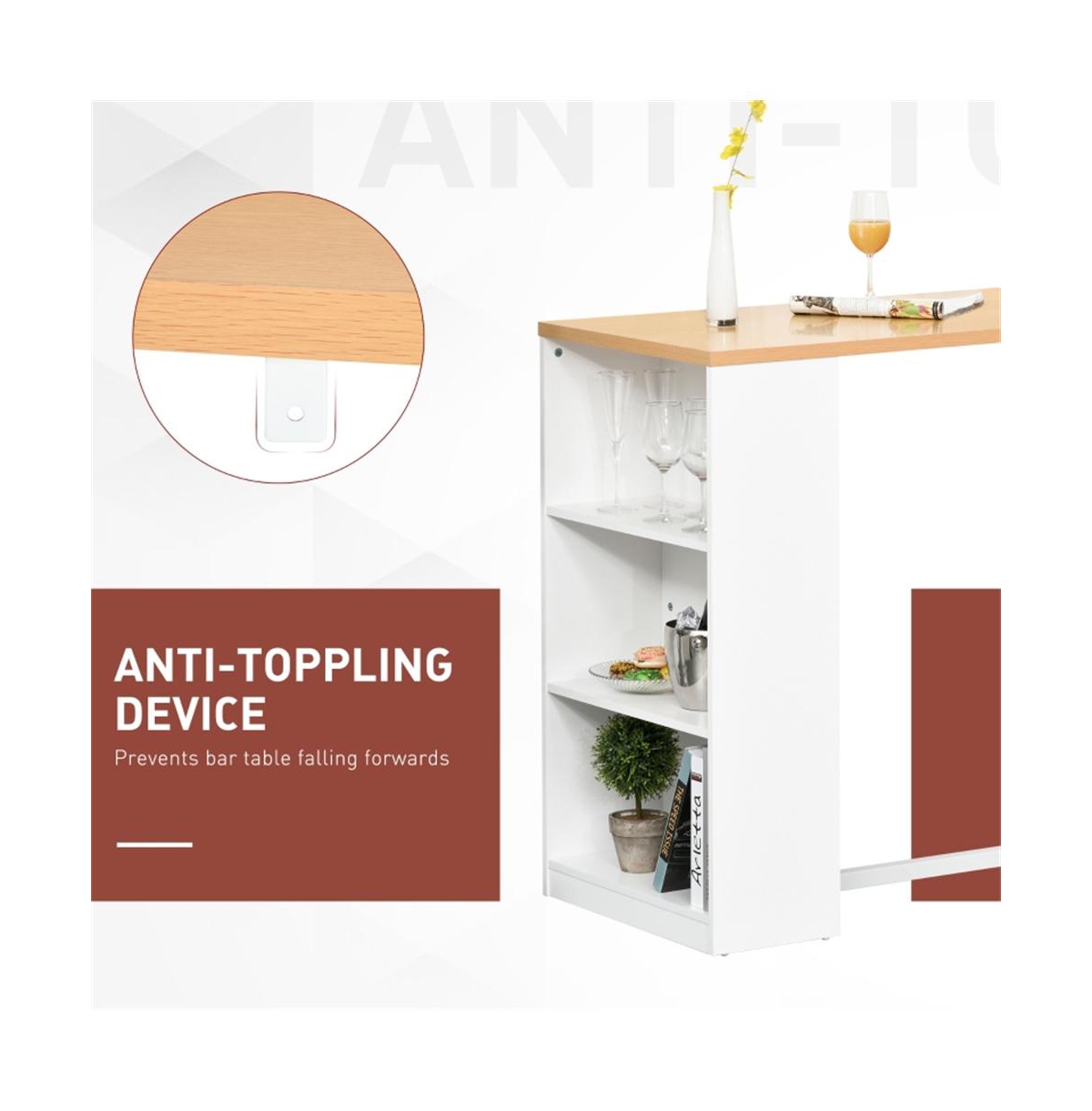 Modern Bar Counter Table for Kitchen and Entertainment Area