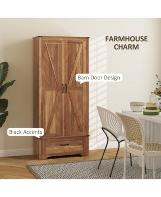 72" Farmhouse Pantry Cabinet, Kitchen Pantry Cabinet