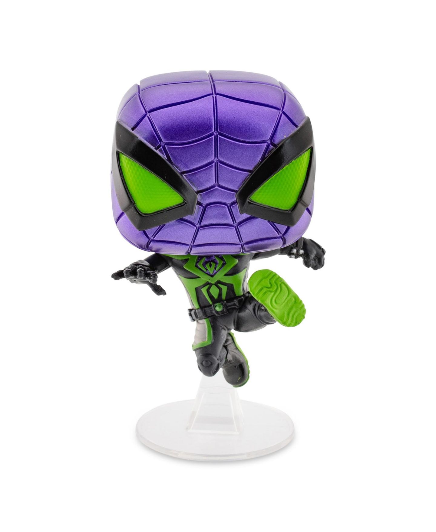 Детская фигурка Funko Pop! Miles Morales Purple Reign Suit 3.75" Stylized Vinyl Figure, Ages 3+ — фото 1