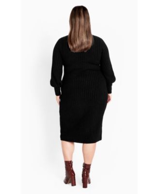 Women's Plus Size Sasha Rib Dress