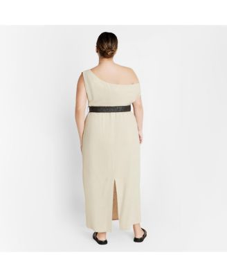 Plus Size Millie Linen Maxi Dress