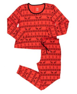 Women's Two Piece Viscose from Bamboo Holiday Pajamas