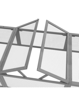 Large Wooden Rabbit Hutch Small Animal Habitat Enclosure