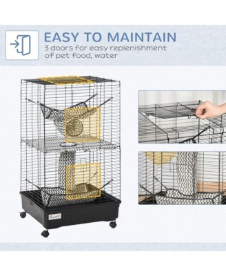 42" Ferret Cage W/ Wheels Brakes, Hammocks,