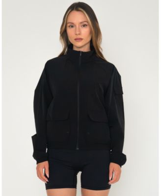 Women's Cargo Nylon Windbreaker Jacket