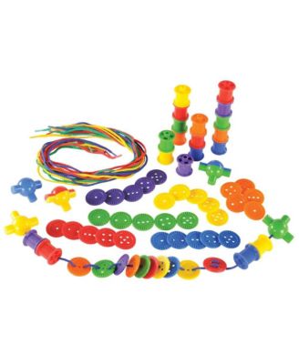 Kaplan Early Learning Buttons & Spools Lacing Set - Macy's
