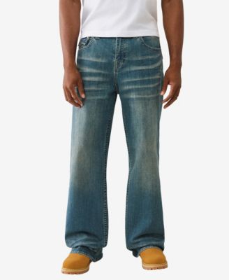 True Religion - Men's Regular Fit Denim Baggy Jeans