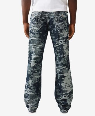 Men's Jacquard Super-T Flap Regular-Fit Jeans