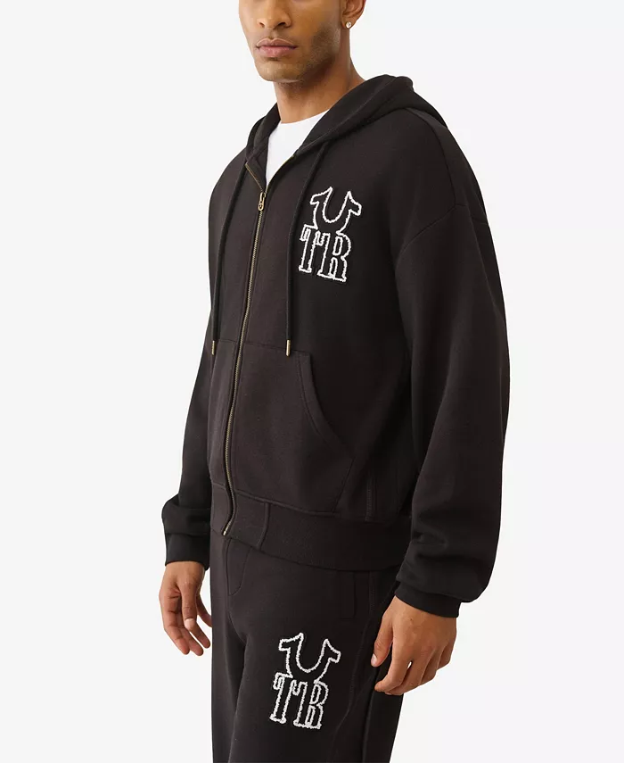 Men's Cinched Waist Long-Sleeve Hoodie - thumbnail 2