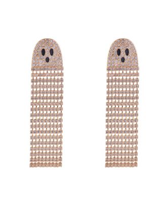 Clear Stone Ghost Earrings