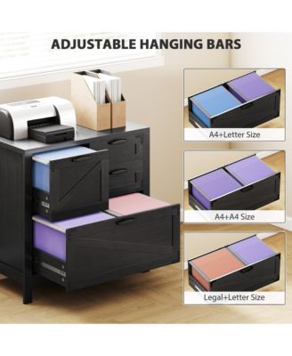 4 Drawer File Cabinet Filing Cabinet for Letter/A4/Legal Files