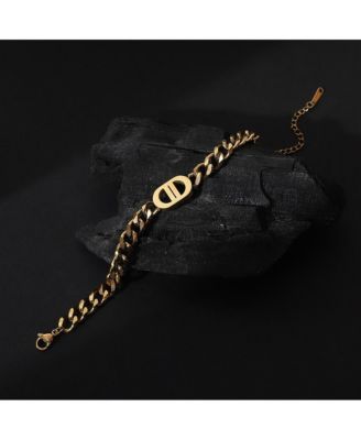 Women's The Curved-Link Chain Bracelet - California Gold