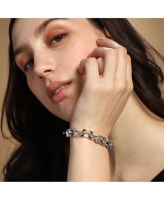 Women's The Bracket-Link Chain Bracelet - Chrome Silver