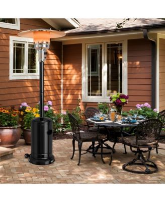 50000 BTU Stainless Steel Propane Patio Heater with Trip over Protection
