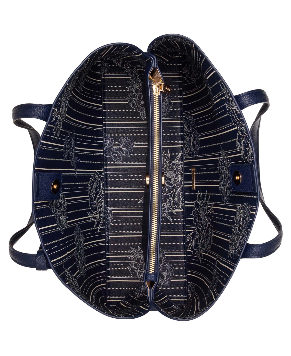 Anne Klein Dome Medium Satchel Bag In Blue