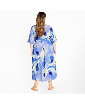 Women's Swirl Tie Print Dress