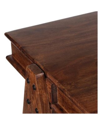 Portola Solid Acacia Wood Desk