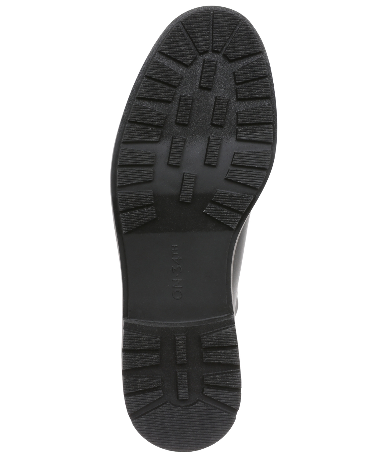 On 34th Women's Solanaa Lug Round Toe Booties, Macy's Exclusive In Black