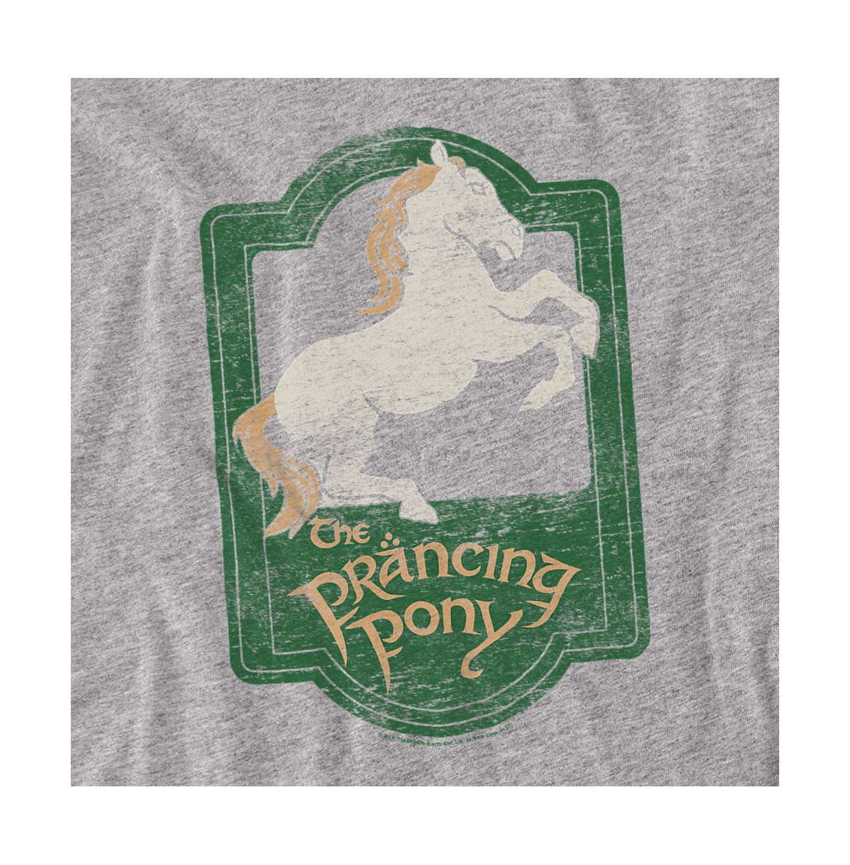 Lord Of The Rings Men's Prancing Pony Sign T Shirt