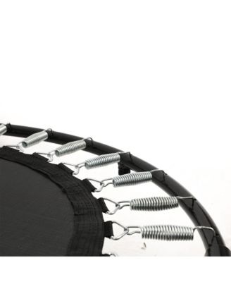 Foldable Mini Trampoline, 36" Round Portable Fitness Rebounder, Black