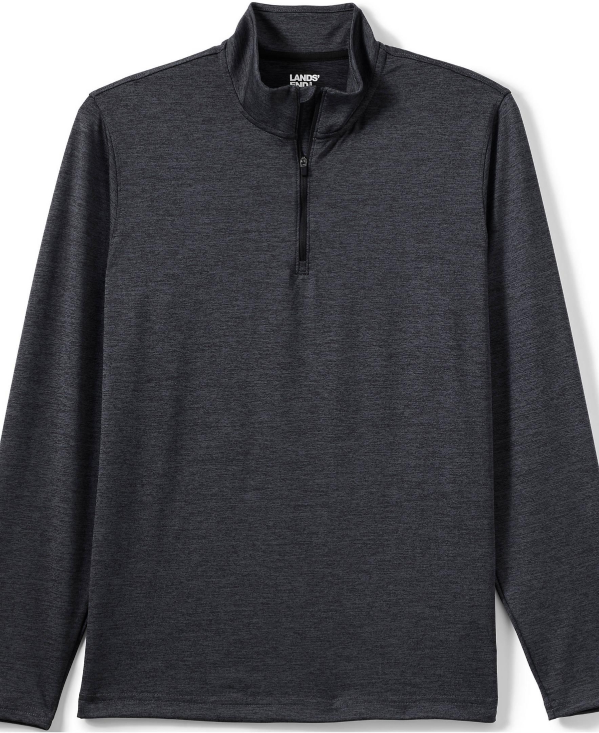 Lands' End Unisex Rapid Dry Space Dye Quarter Zip Pullover Shirt