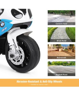 6V Kids 3 Wheels Riding BMW Licensed Electric Motorcycle-Blue