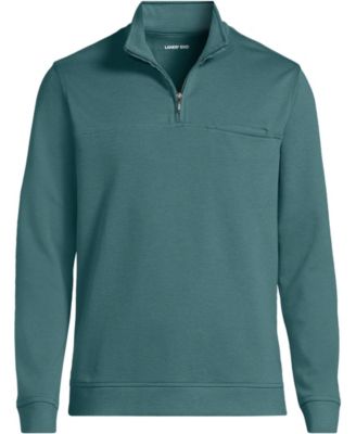 Men's Long Sleeve Travel Kit Pique Quarter Zip Sweatshirts