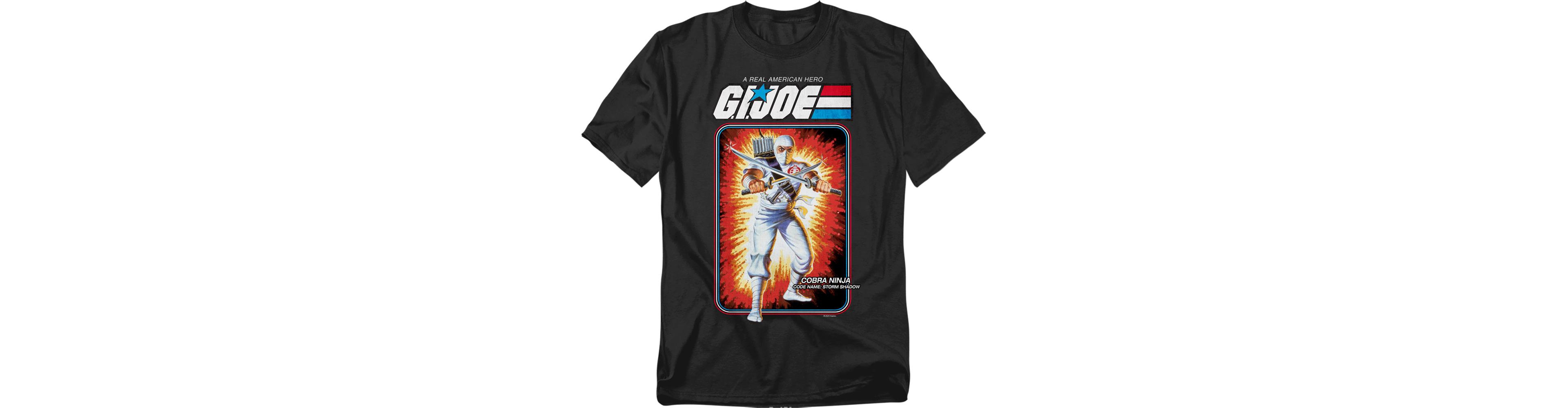 Hasbro+ Men's + G.i. Joe Storm Shadow Card T Shirt
