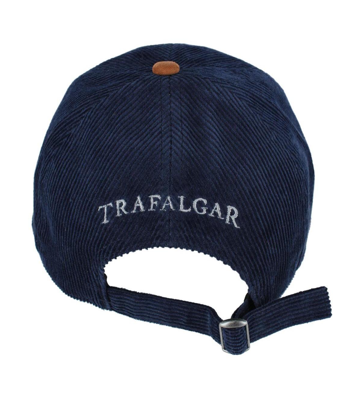 Trafalgar Men's 's The Original Classic 5 Panel Corduroy Baseball Hat with Faux Suede Brim