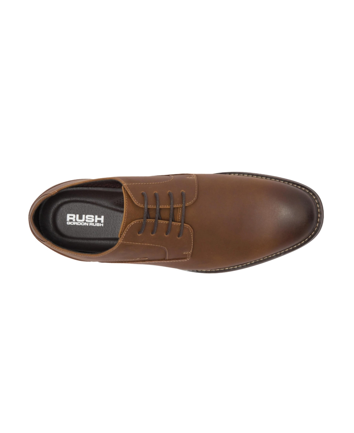 Rush Gordon Men's Casual Plain Toe Lace Up Shoes