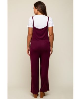 Maternity Sleeveless Pocketed Jumpsuit